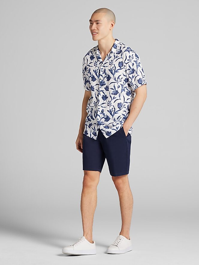 Joseph Abboud Modern Fit Floral Button Up Shirt