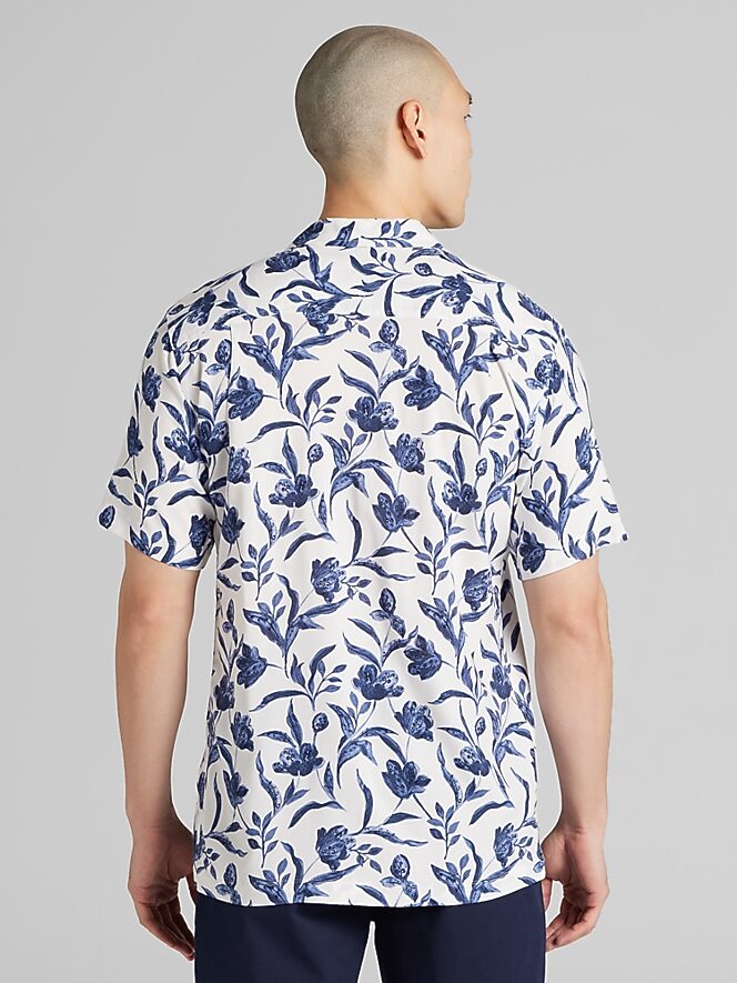 Joseph Abboud Modern Fit Floral Button Up Shirt