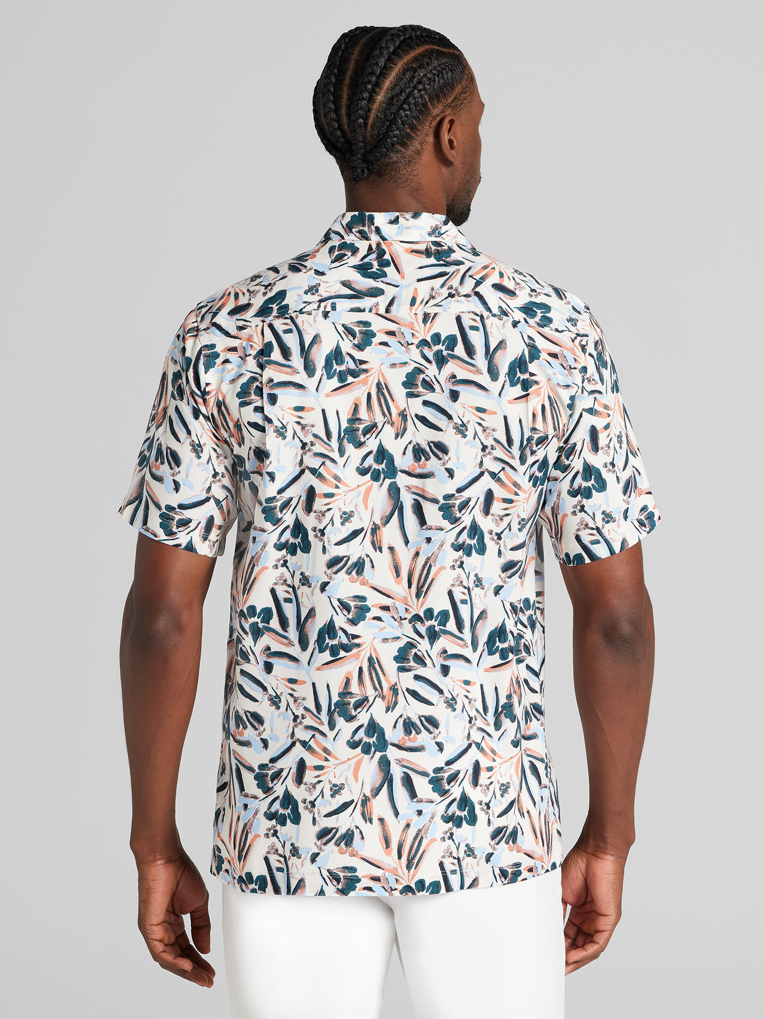 Modern Fit Lightweight Short Sleeve Camp Shirt