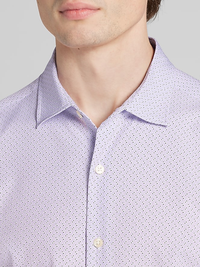 Awearness Kenneth Cole Micro-Dot 4-Way Stretch Button-Up Shirt