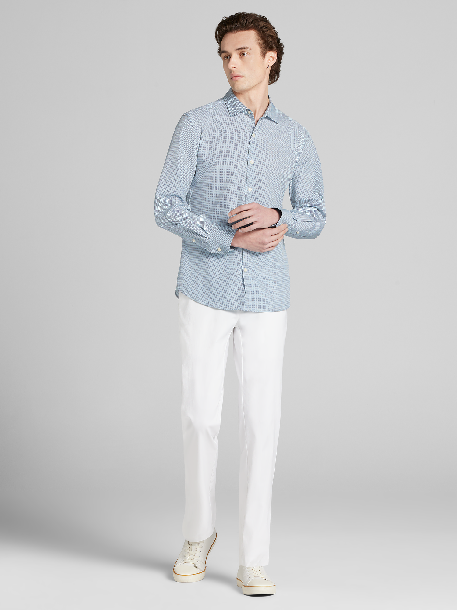 4-Way Stretch Button Up Shirt
