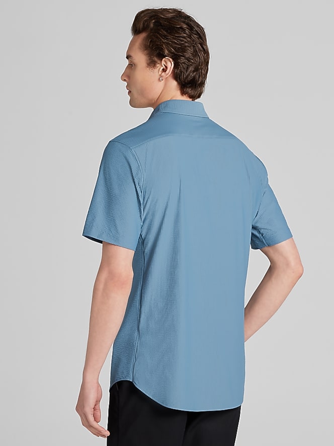 Awearness Kenneth Cole Slim Fit Patterned Button-Up Shirt