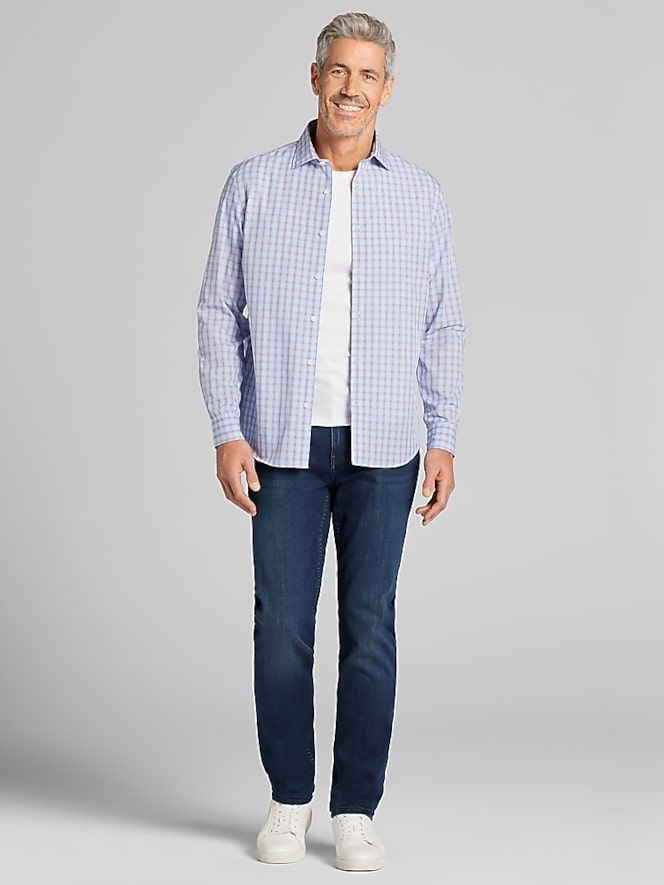 Wilke-Rodriguez Modern Fit Plaid Button Up Shirt