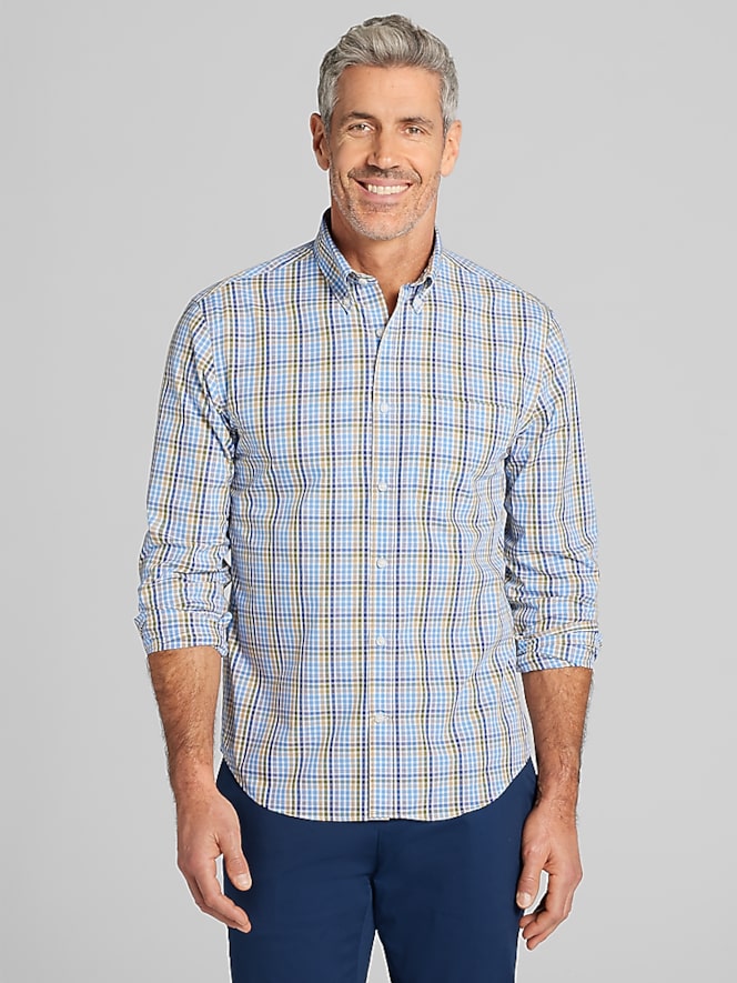 Wilke-Rodriguez Modern Fit Check Button Up Shirt