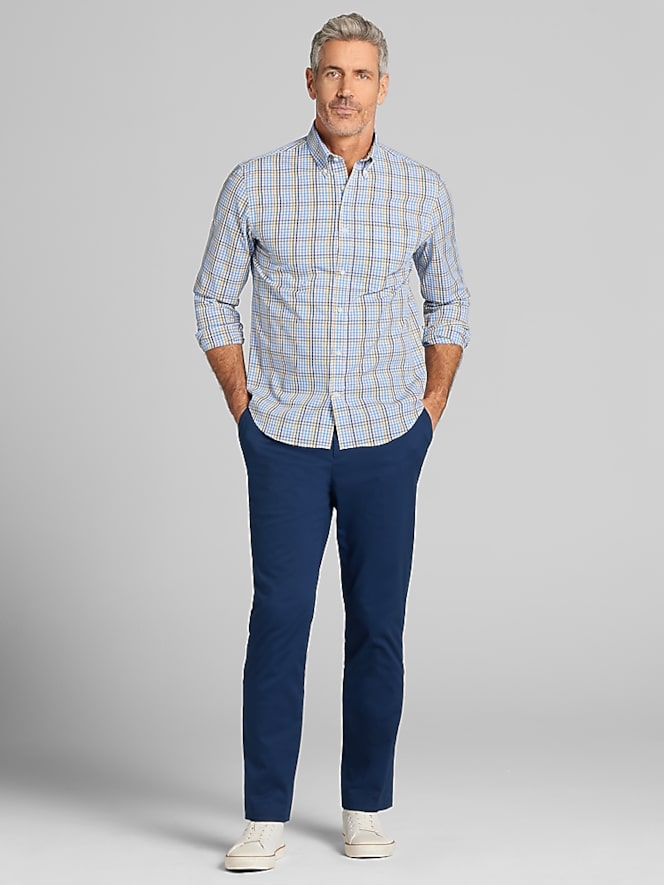 Wilke-Rodriguez Modern Fit Check Button Up Shirt