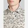 Joseph Abboud Modern Fit Cotton Blend Short Sleeve Button Up Shirt