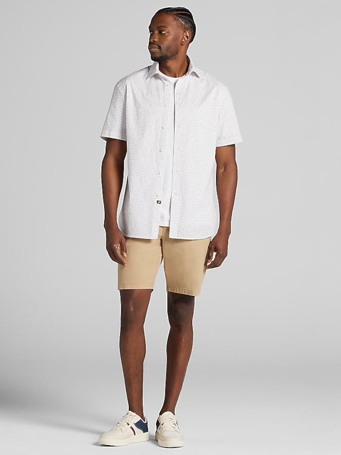 Joseph Abboud Classic Fit Woven Button Up Shirt