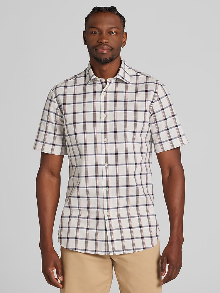 mens short sleeve dress shirts big and tall 7 Best for Men (2025 Guide) tumble dry low Imported Pair this Wrinkle Big & Tall Men's Short
