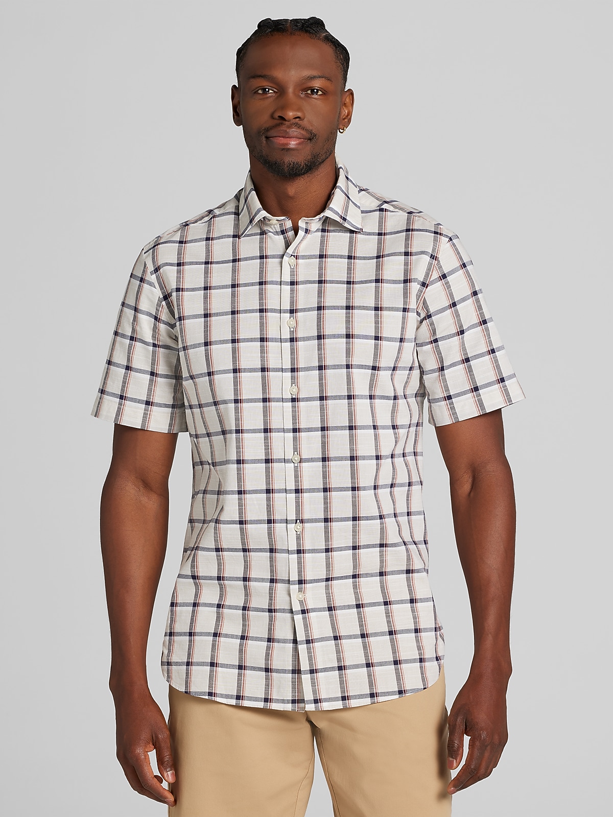 tan dress shirts Wrangler Men's Painted Desert Shirt (M Tan)