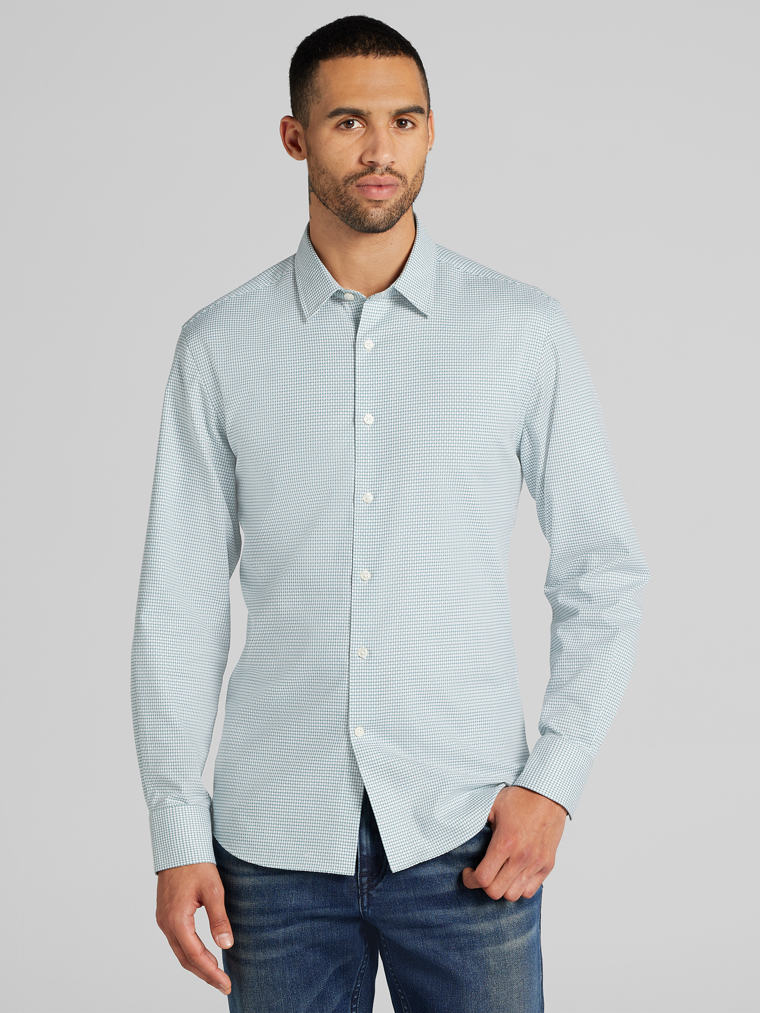 CHILLFLEX Slim Fit Button Up Shirt