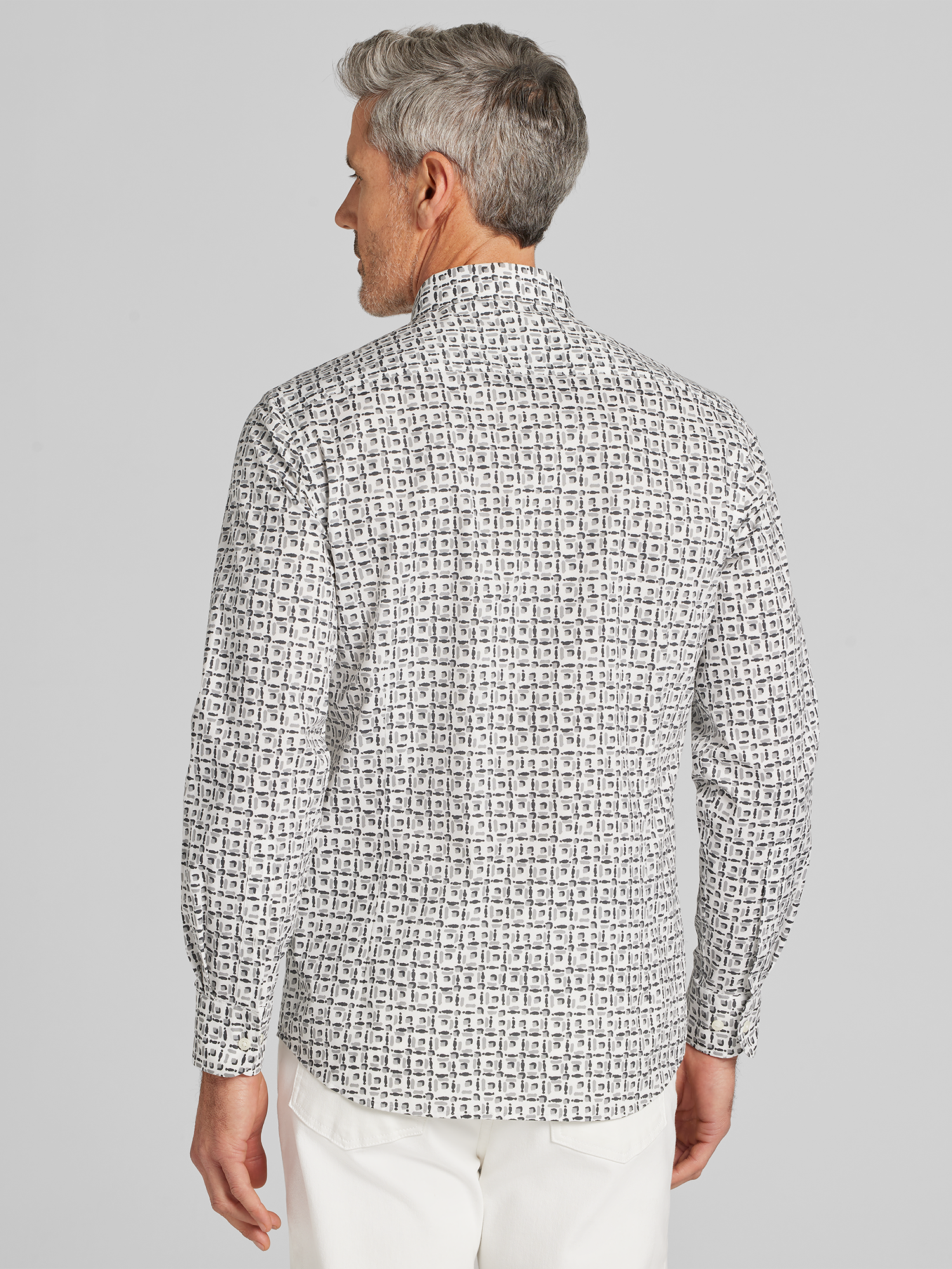 Slim Fit CHILLFLEX Woven Button Up Shirt