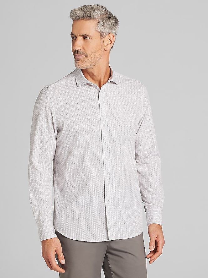 Awearness Kenneth Cole Modern Fit 4-Way Stretch Button Up Shirt