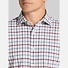 Joseph Abboud Modern Fit Short Sleeve Check Button Up Shirt