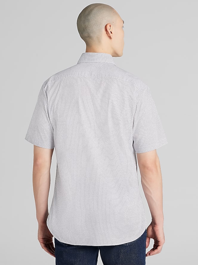 Joseph Abboud Modern Fit Short Sleeve Button Up Shirt