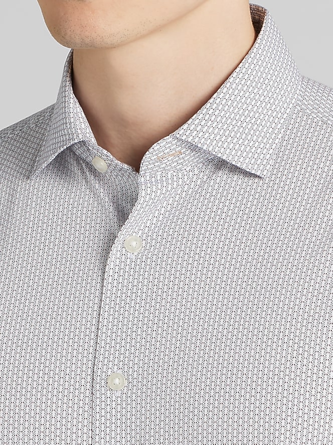 Joseph Abboud Modern Fit Short Sleeve Button Up Shirt