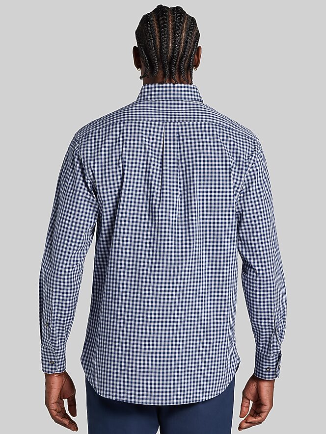 Joseph Abboud Classic Fit Check Button Up Shirt