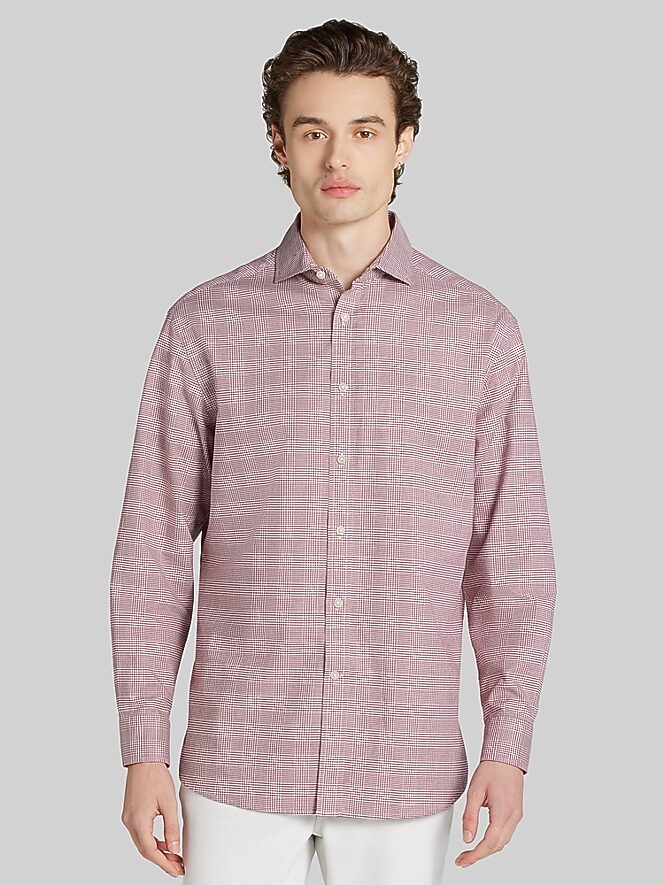 Joseph Abboud Classic Fit Plaid Button Up Shirt