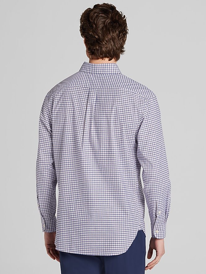 Joseph Abboud Classic Fit Grid Pattern Button Up Shirt