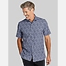 Awearness Kenneth Cole Modern Fit Stylized Leaf Button Up Shirt