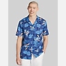 Joseph Abboud Modern Fit Tropical Hibiscus and Leaves Camp Shirt