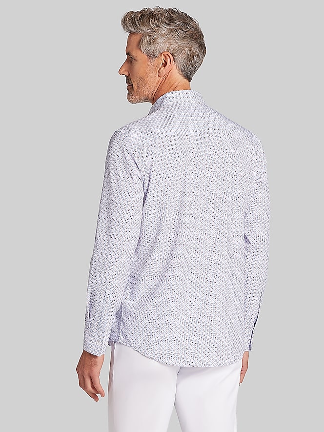 Awearness Kenneth Cole Modern Fit Triangle Geometric Button-Up Shirt