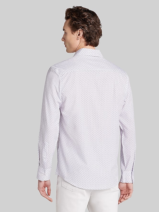 Awearness Kenneth Cole Slim Fit 4-Way Stretch Button Up Shirt
