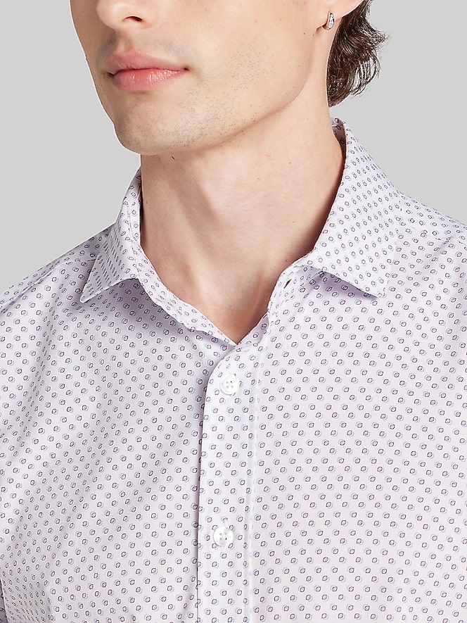 Awearness Kenneth Cole Slim Fit 4-Way Stretch Button Up Shirt