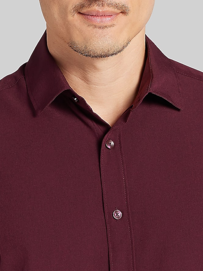 Awearness Kenneth Cole Modern Fit 4-Way Stretch Button Up Shirt