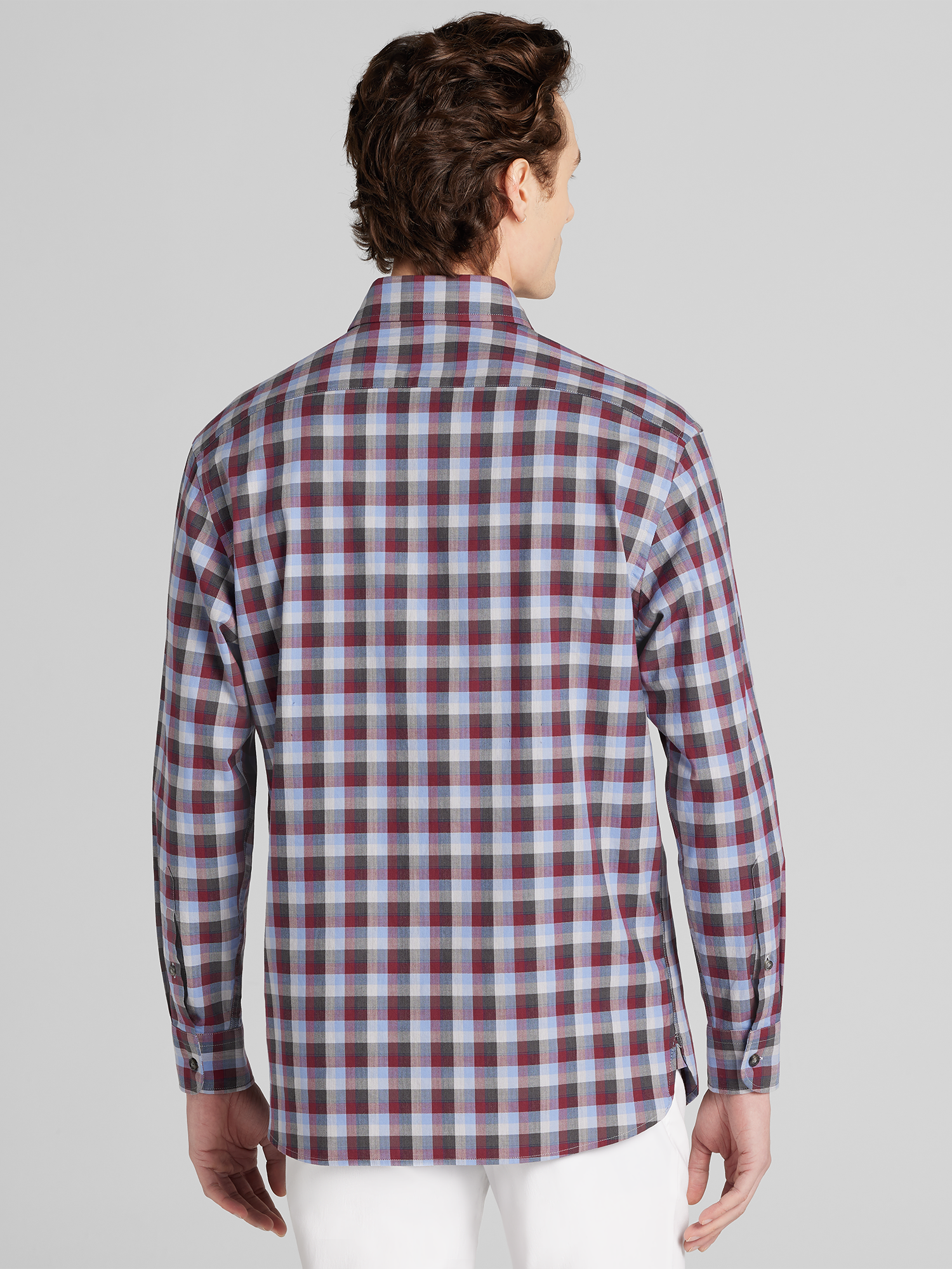 Classic Fit Check Button Up Shirt