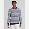 Joseph Abboud Modern Fit Stripe Crew Neck Sweater