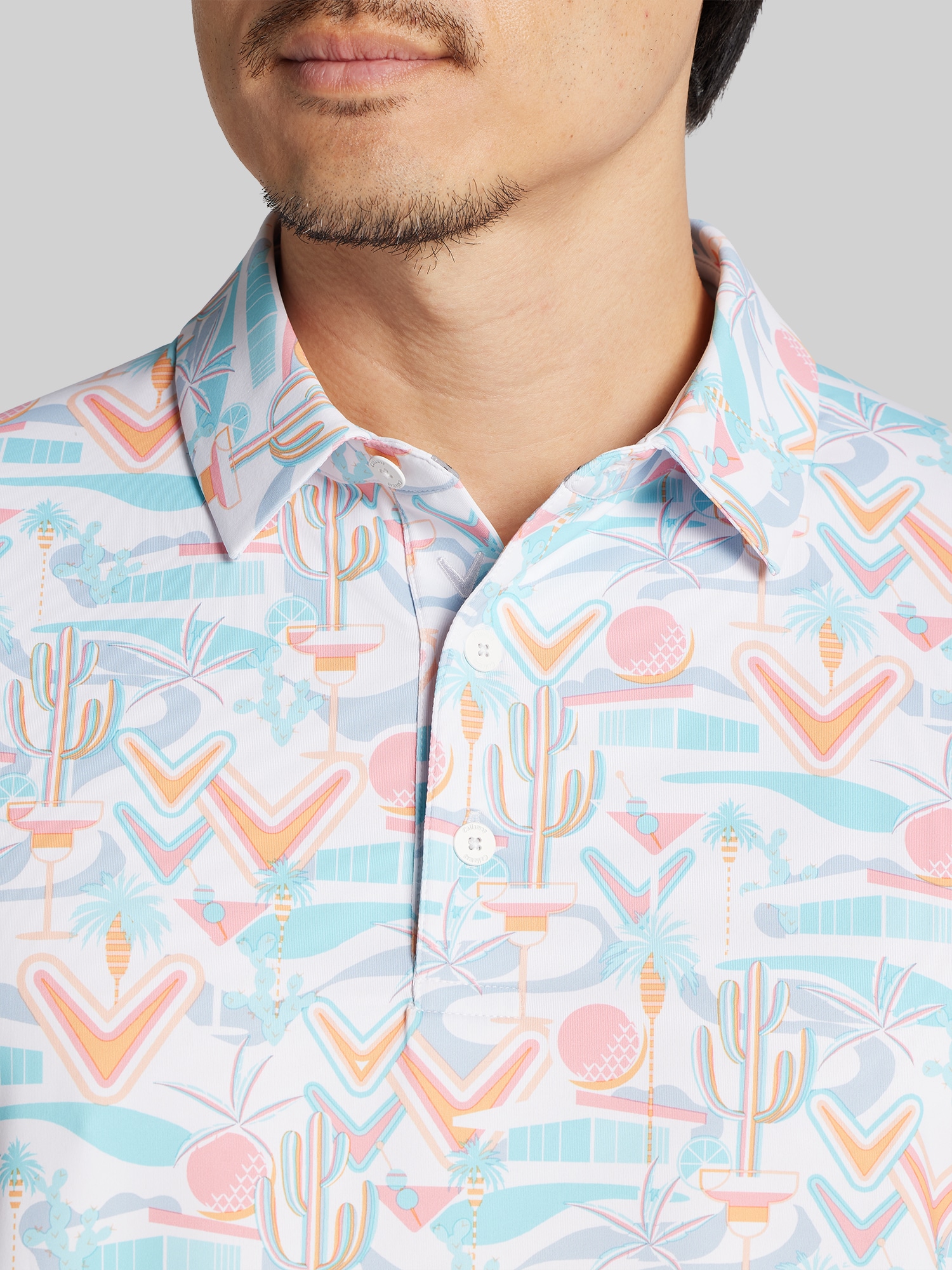 Regular Fit Resort Conversational Polo