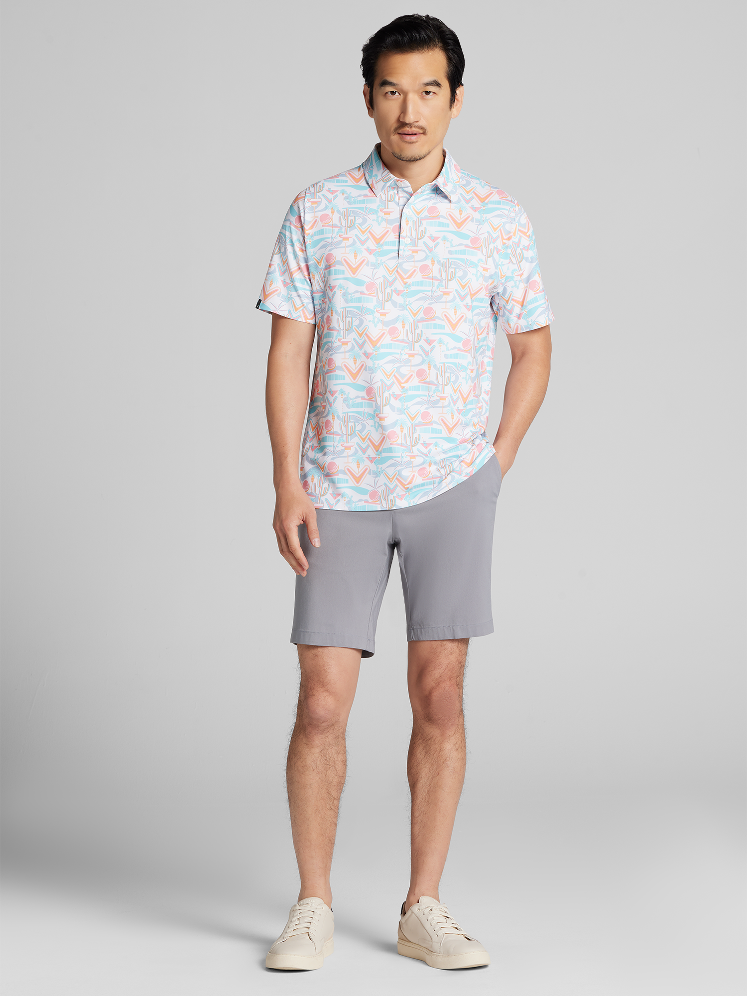 Regular Fit Resort Conversational Polo