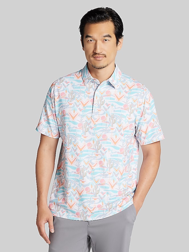 Callaway Regular Fit Resort Conversational Polo