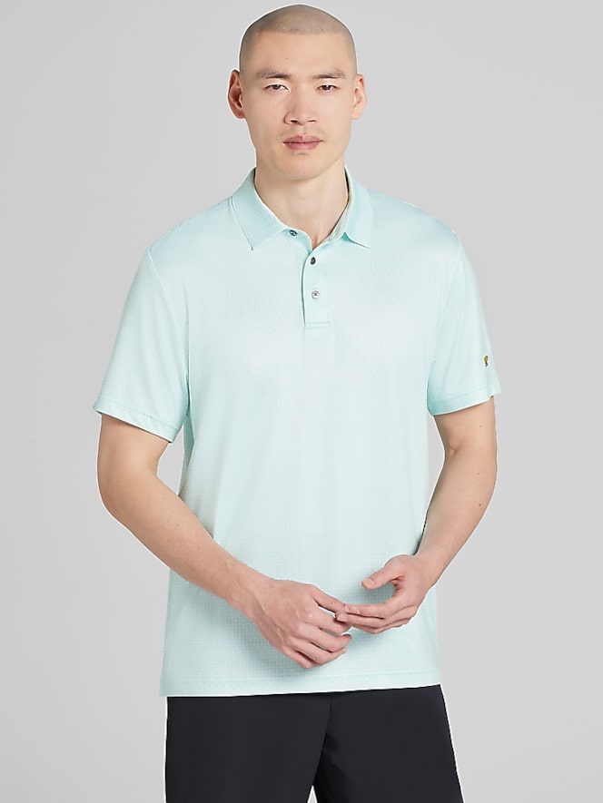 Jack Nicklaus Regular Fit Geometric Golf Polo