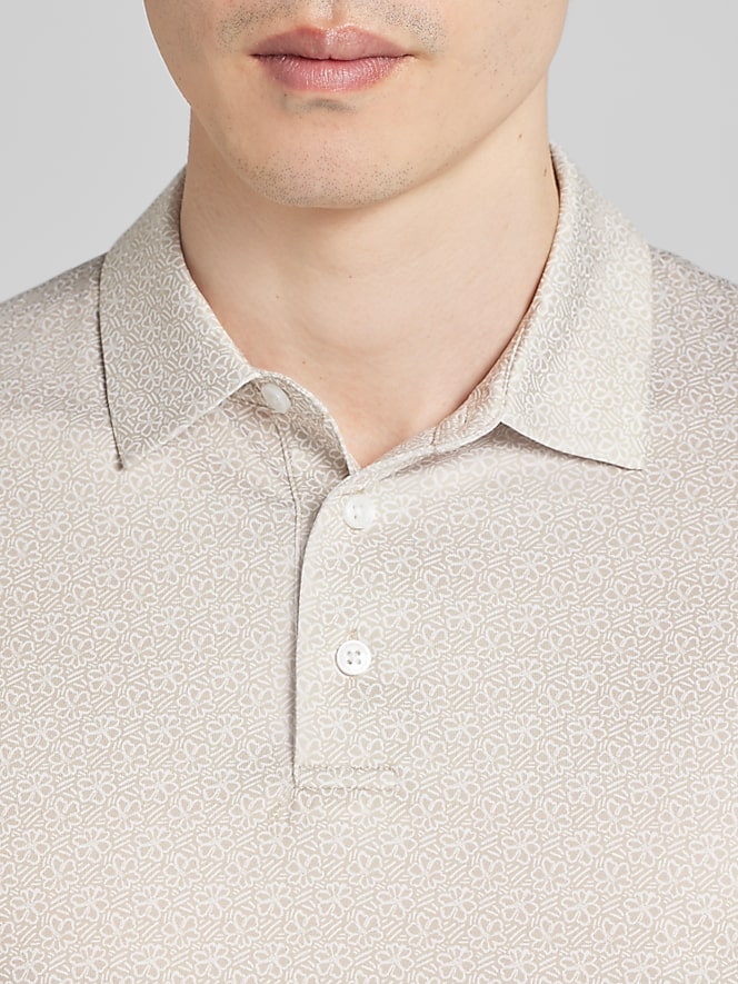 Jack Nicklaus Regular Fit Ditsy Floral Polo