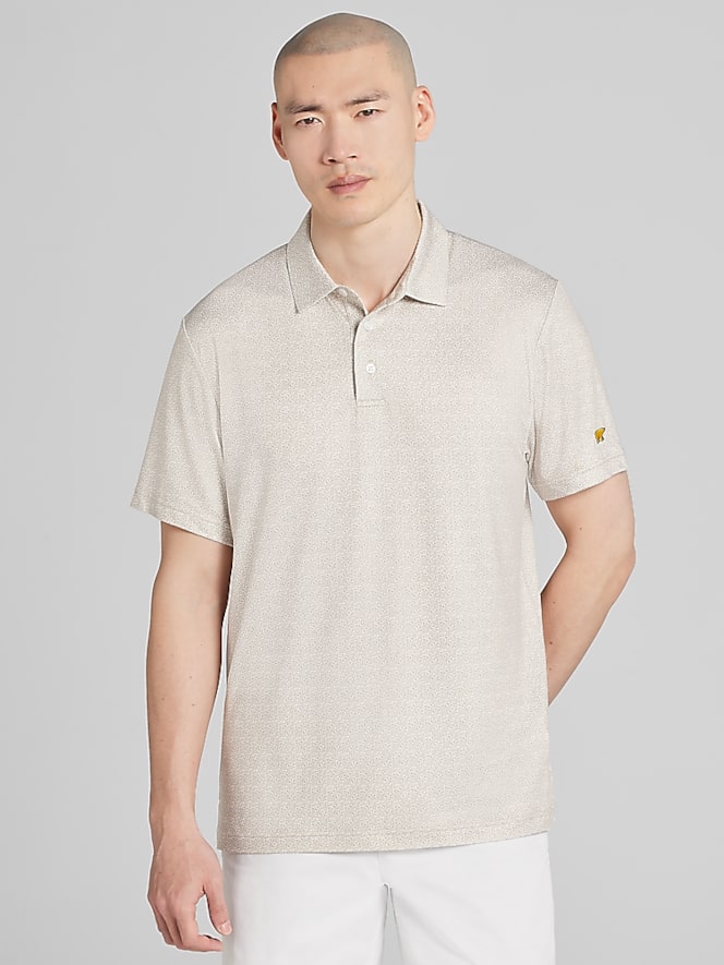 Jack Nicklaus Regular Fit Ditsy Floral Polo
