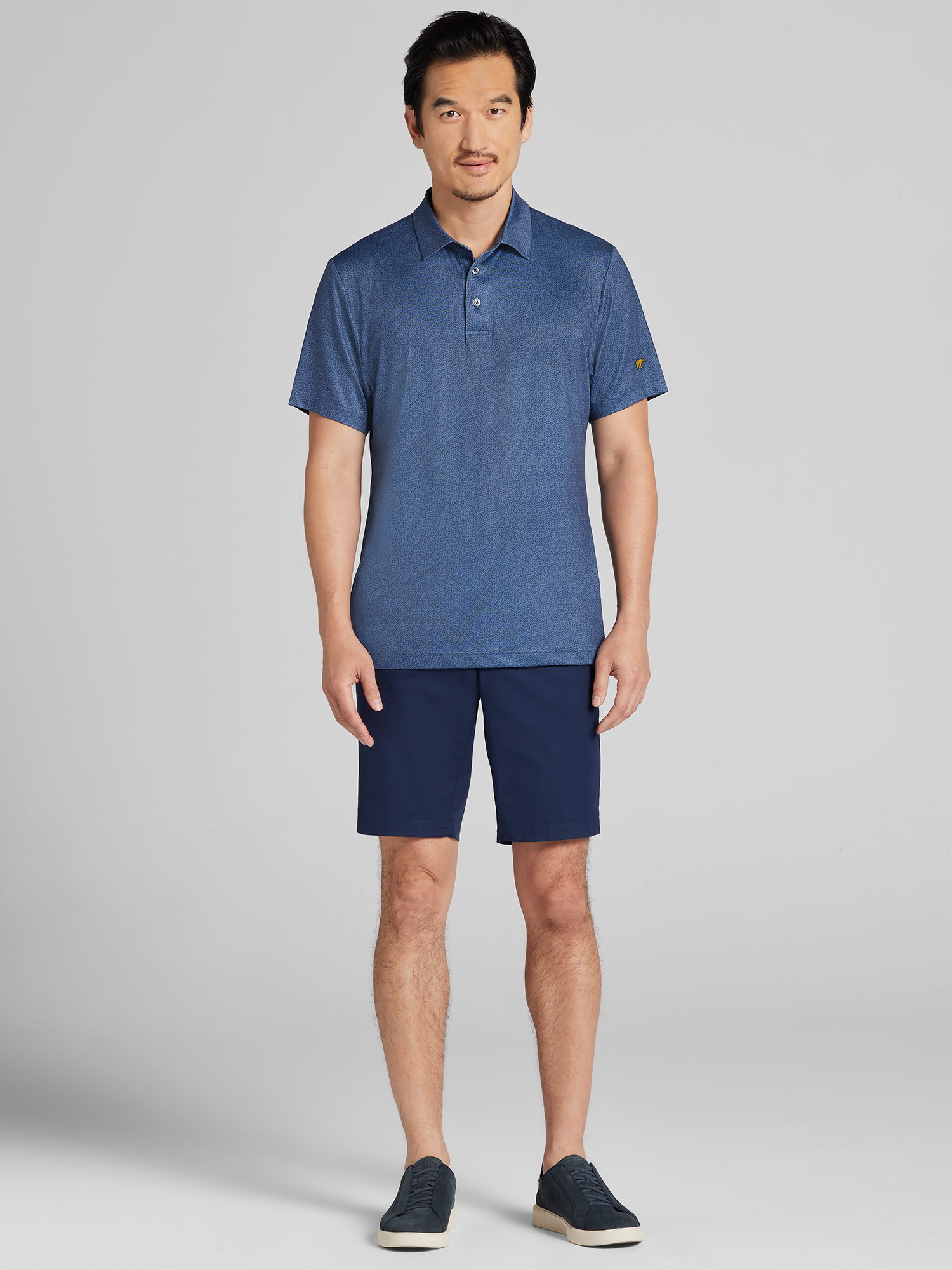 Regular Fit Ditsy Floral Polo