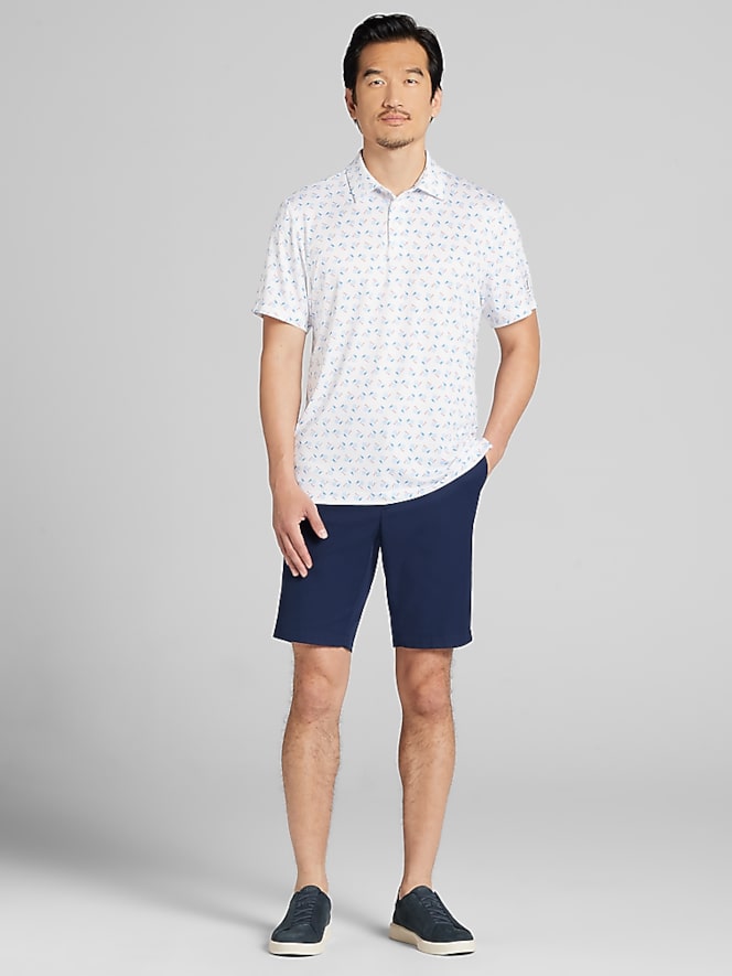 PGA TOUR Regular Fit Novelty Print Golf Polo