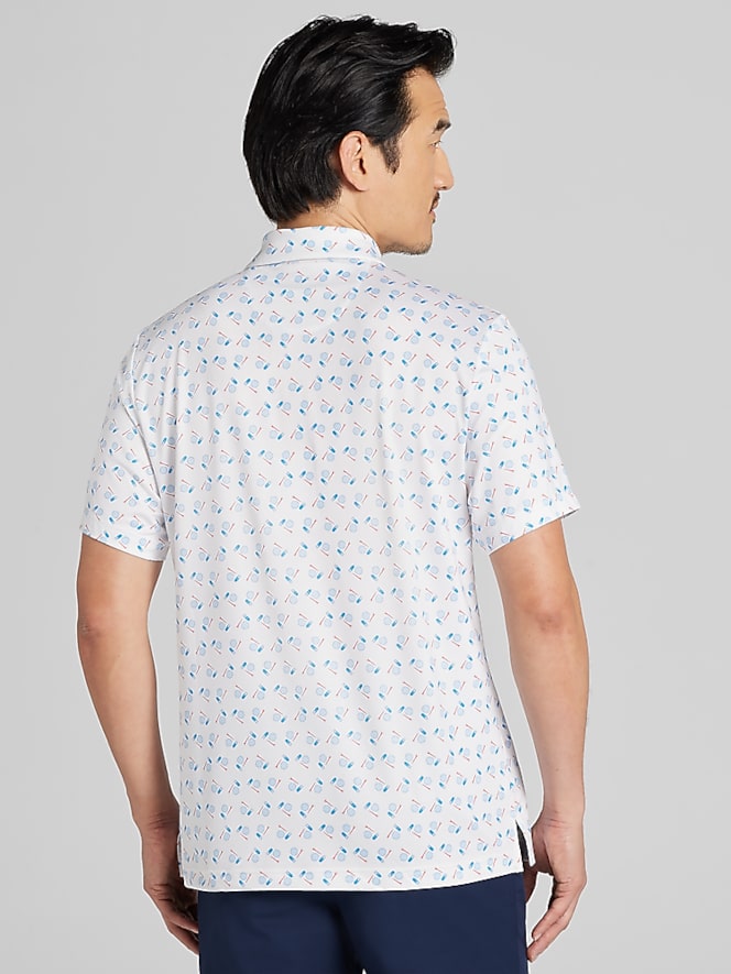 PGA TOUR Regular Fit Novelty Print Golf Polo