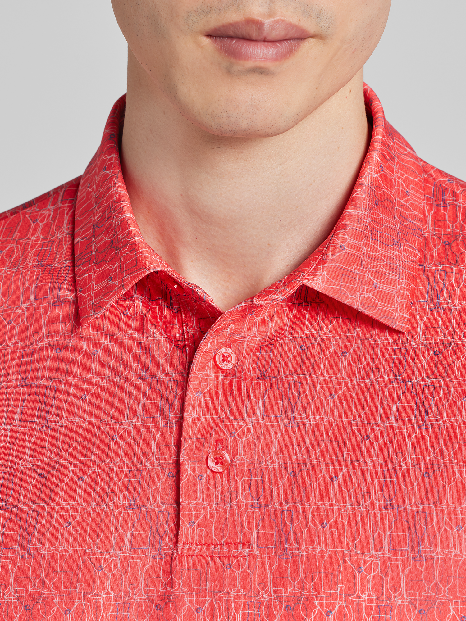 Regular Fit Cocktail Short Sleeve Golf Polo