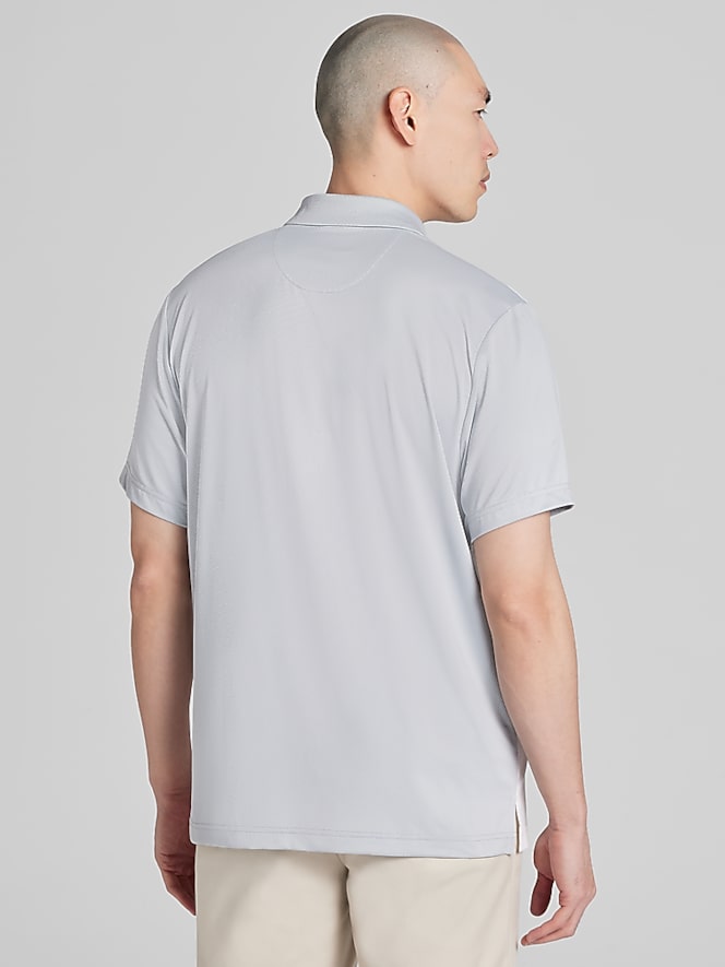 PGA TOUR Regular Fit Asymmetric Colorblock Short Sleeve Golf Polo