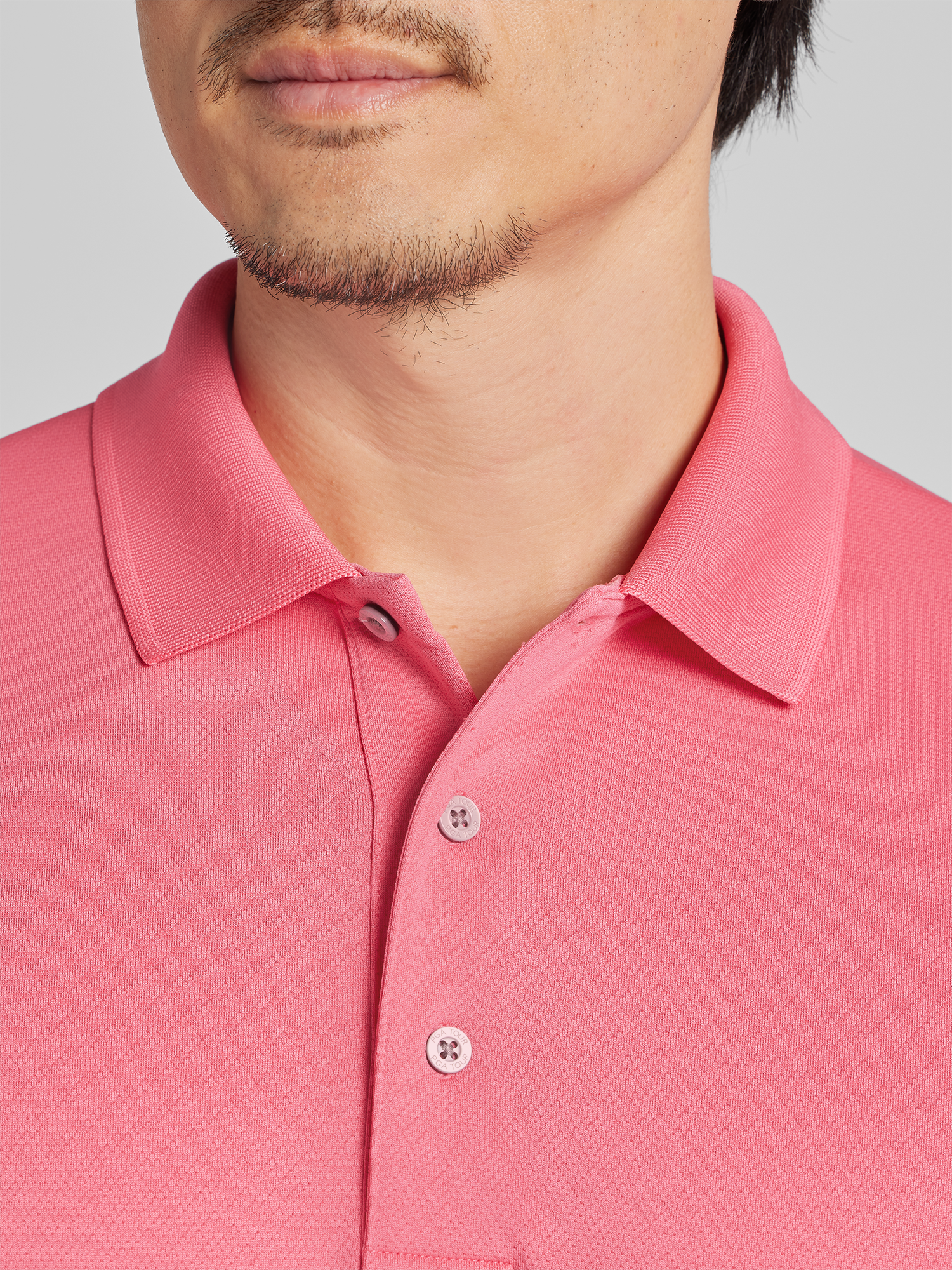 Regular Fit Airflux Solid Mesh Polo