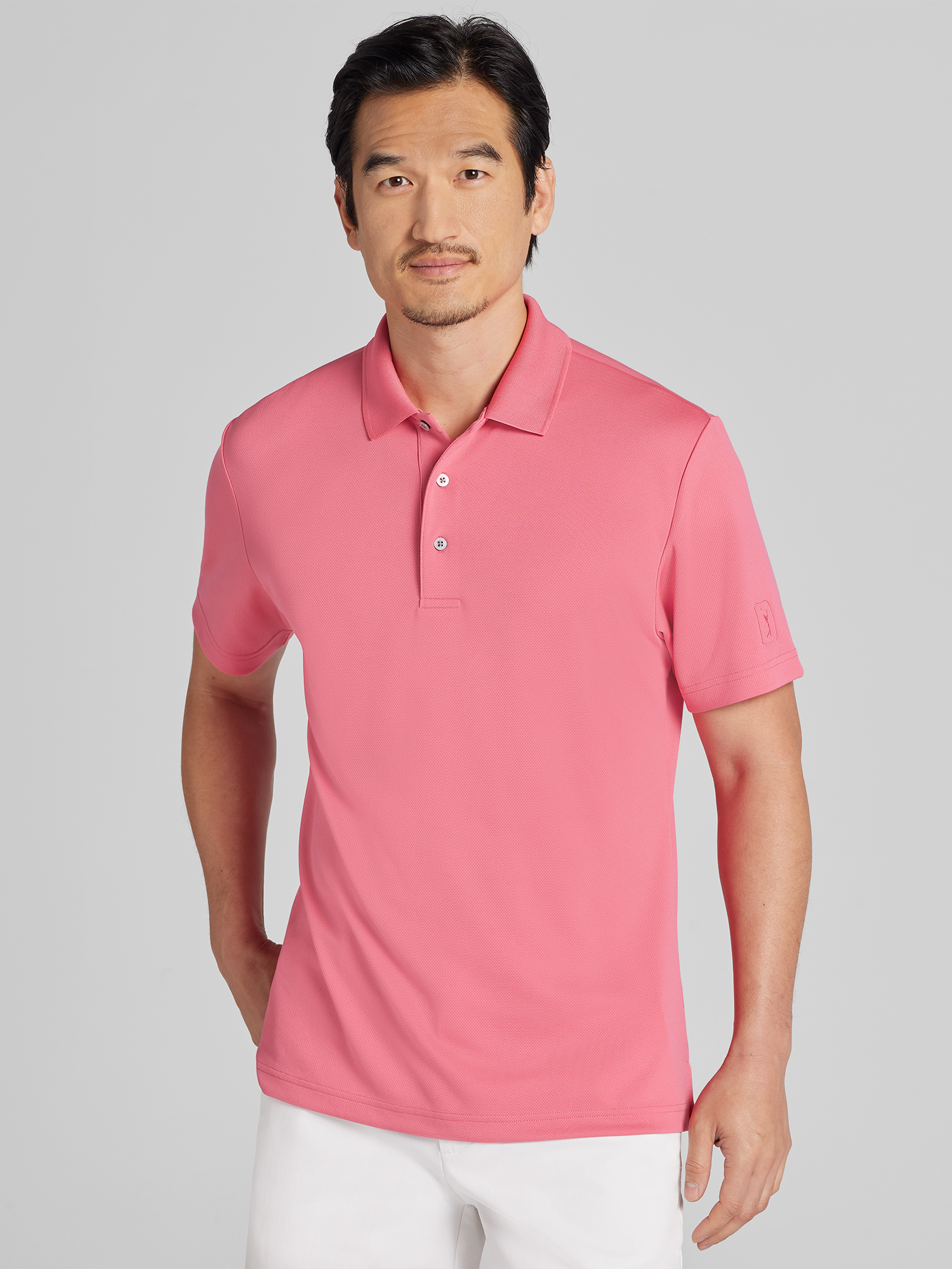 Regular Fit Airflux Solid Mesh Polo
