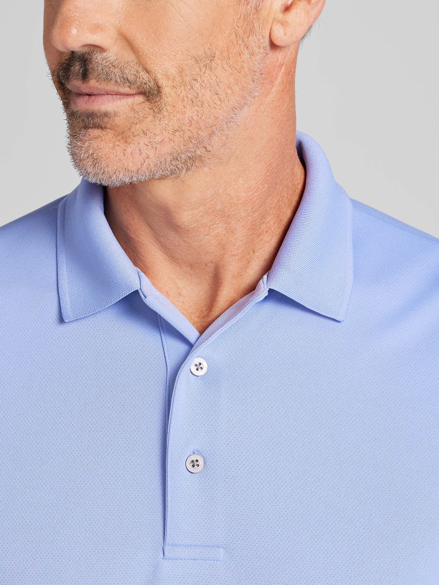 Regular Fit Airflux Solid Mesh Polo