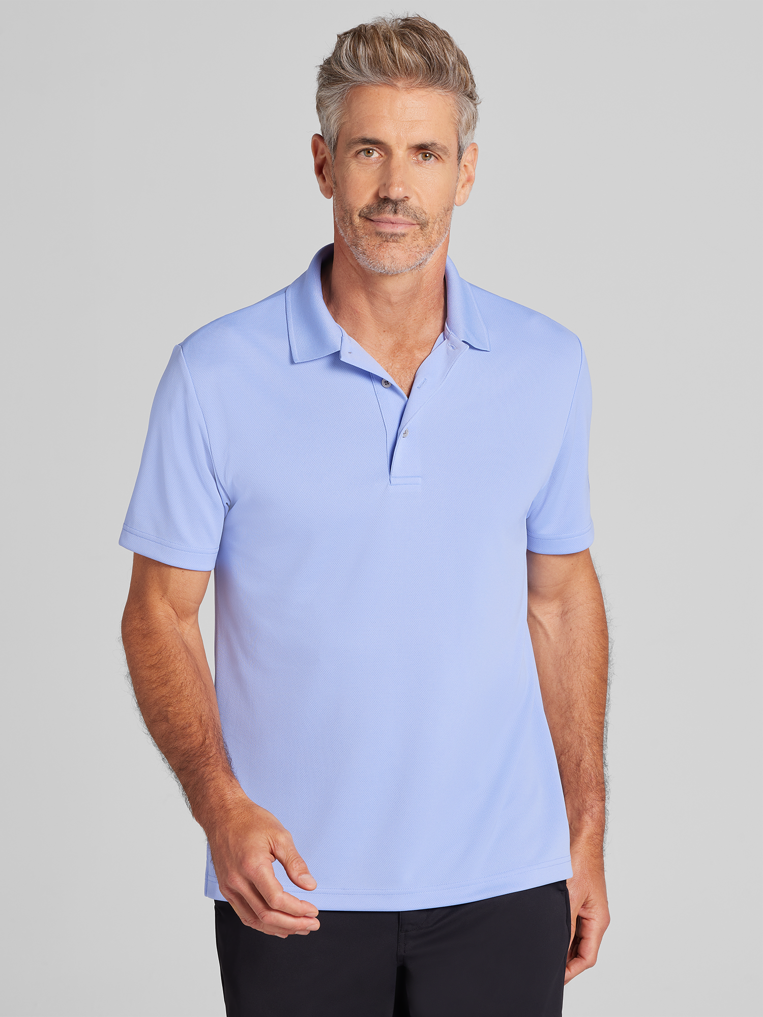 Regular Fit Airflux Solid Mesh Polo