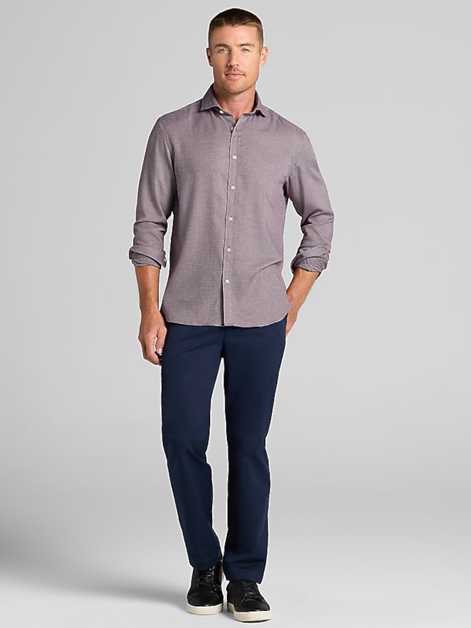 Joseph Abboud Modern Fit Flannel Button Up Shirt
