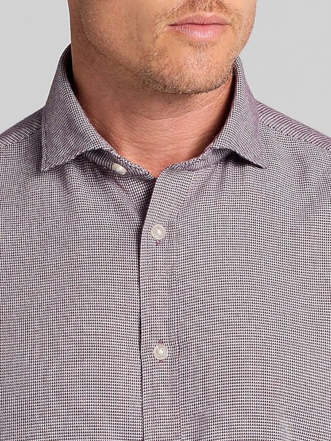 Joseph Abboud Modern Fit Flannel Button Up Shirt