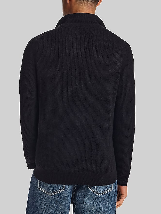 Weatherproof Vintage Soft Touch Allover Texture Quarter-Zip Pullover