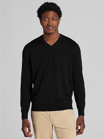 black dress sweater mens Cashmere V 25% acrylic Mens Cashmere Zip Neck Sweater