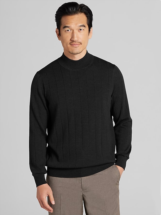 Awearness Kenneth Cole Merino Wool Blend Mock Neck Sweater